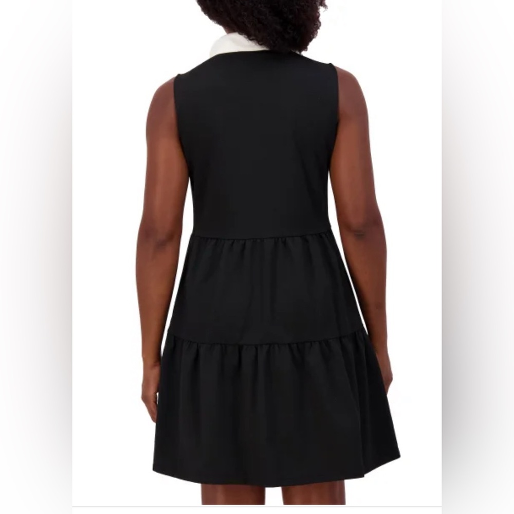 Nautica Black Dress with White Trim Neck Line NWT - Picture 5 of 6